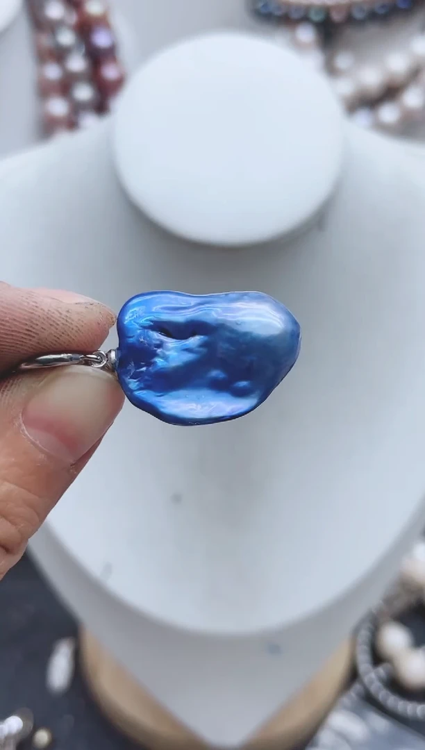 【闪购商品】淡水珍珠颈饰钛钢1