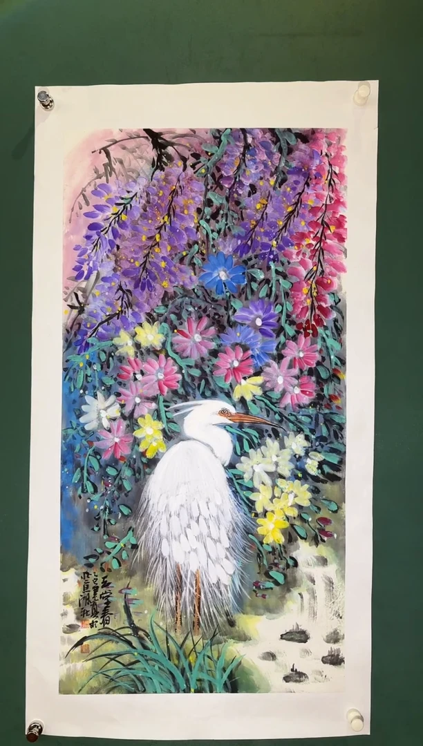 国画周建真老师绘画作品24-22