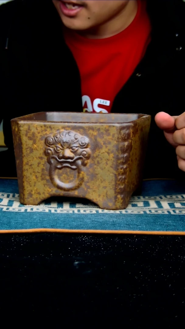 【闪购商品】紫砂花盆14.5*9内径紫砂花盆