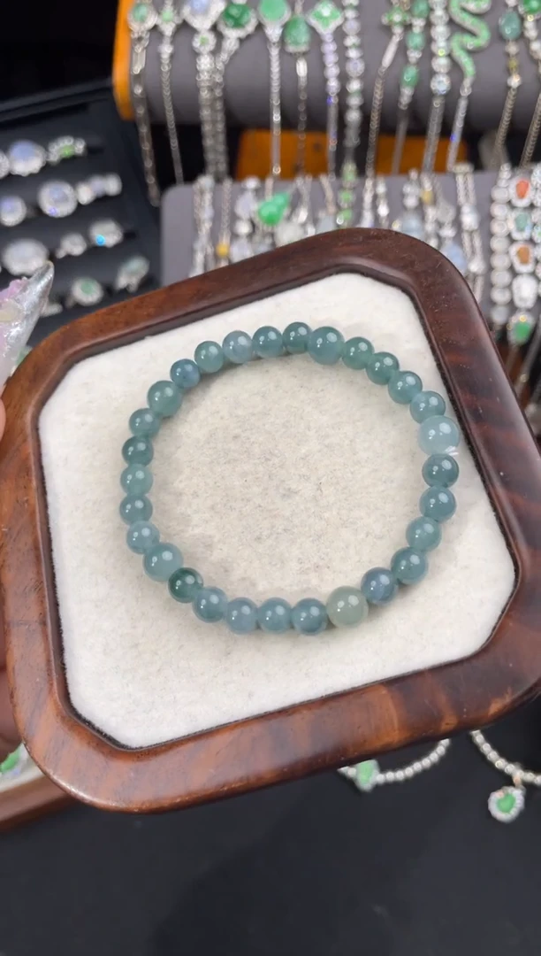 未镶嵌手链翡翠手串