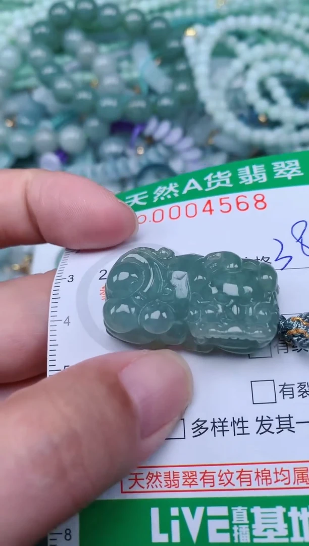 翡翠未镶嵌颈饰.0004568