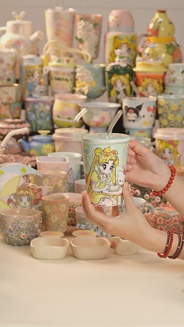 其他微瑕no退no换景德镇釉下彩手绘设计师款陶瓷