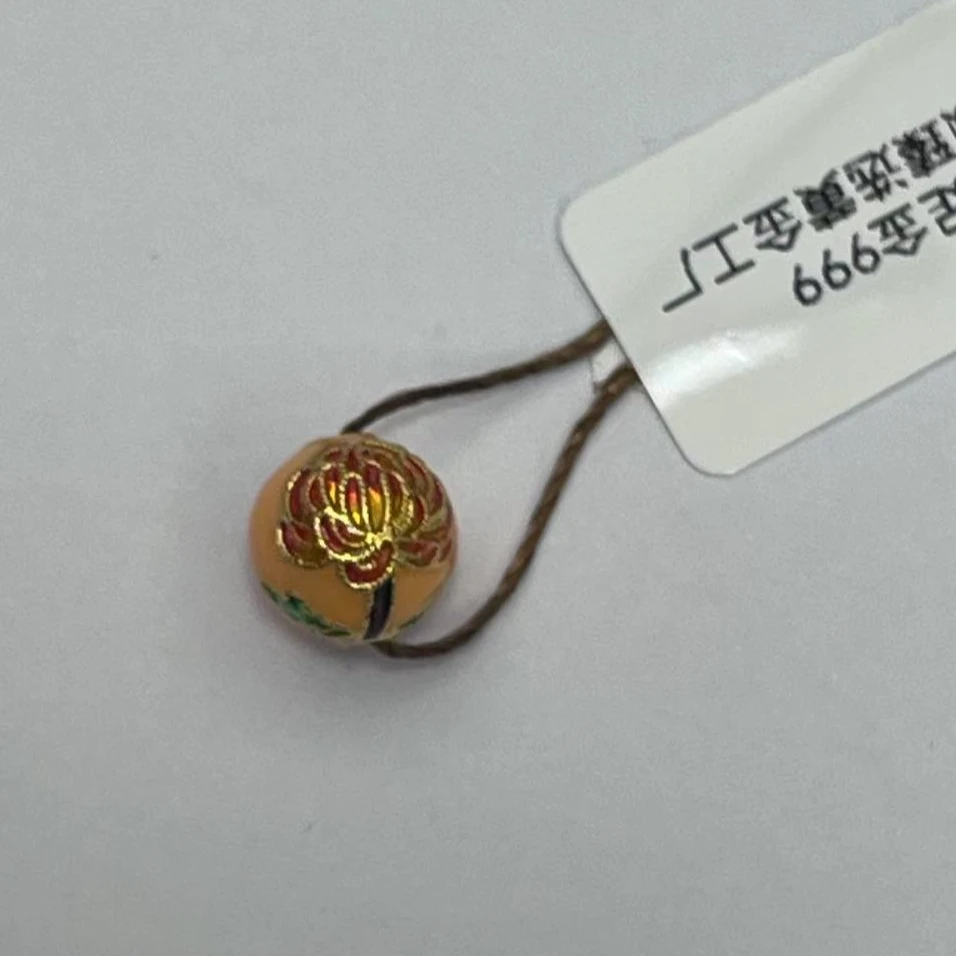 足金999九月菊花配件 0048