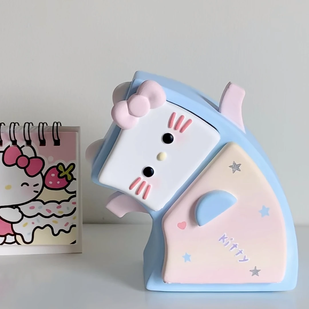 HelloKitty扭扭柜香薰石膏娃娃涂色摆件玩具涂鸦彩绘创意diy