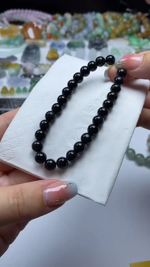 未镶嵌手串翡翠翡翠