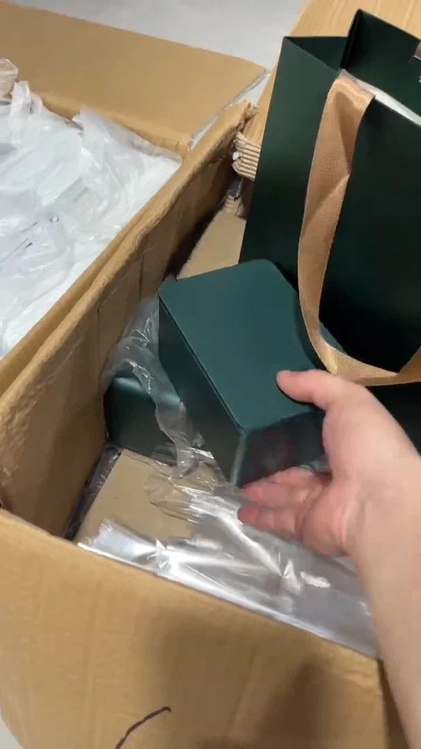 紫砂茶叶罐6泡装铁盒绿色10个