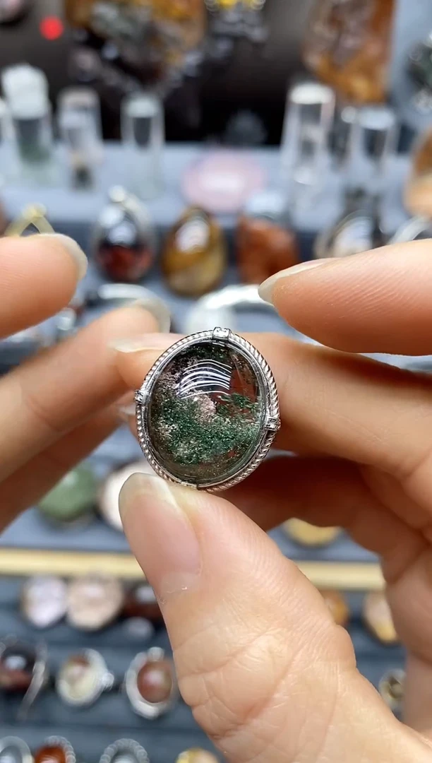 【闪购商品】水晶戒指银S925镶嵌水晶水晶
