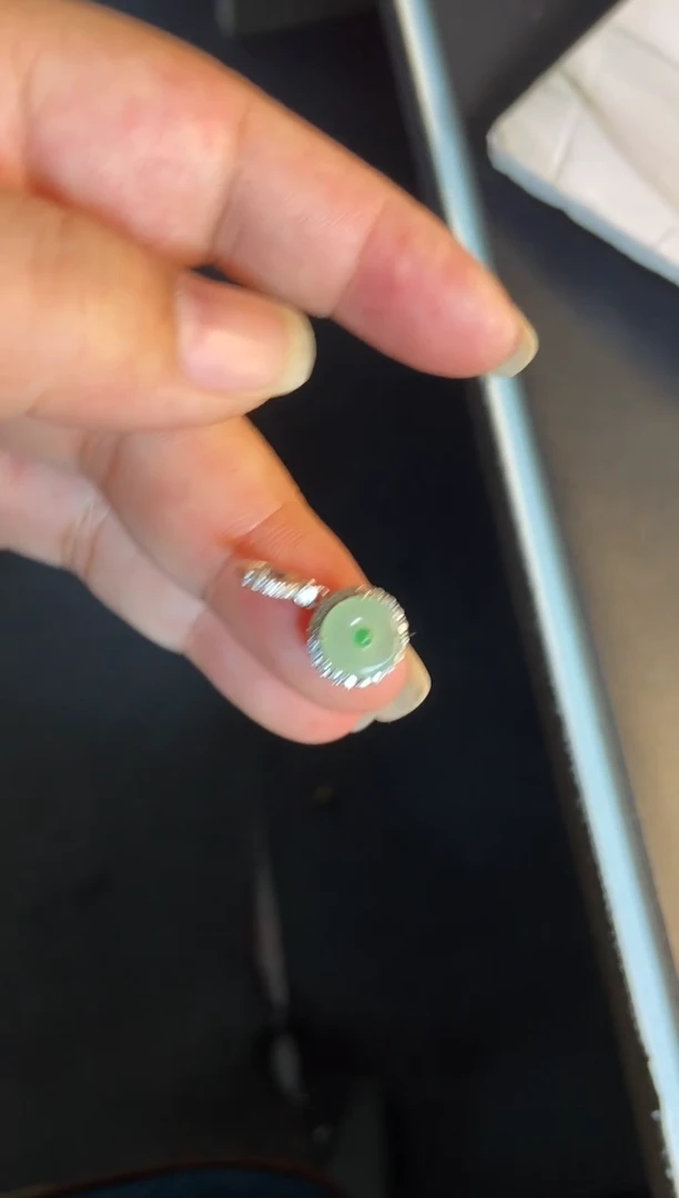 吊坠(不含链)银S925镶嵌翡翠1