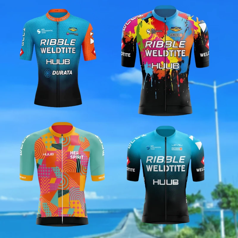 骑行服短袖儿童男女款夏季骑行裤平衡车速干自行车轮滑服比赛同款