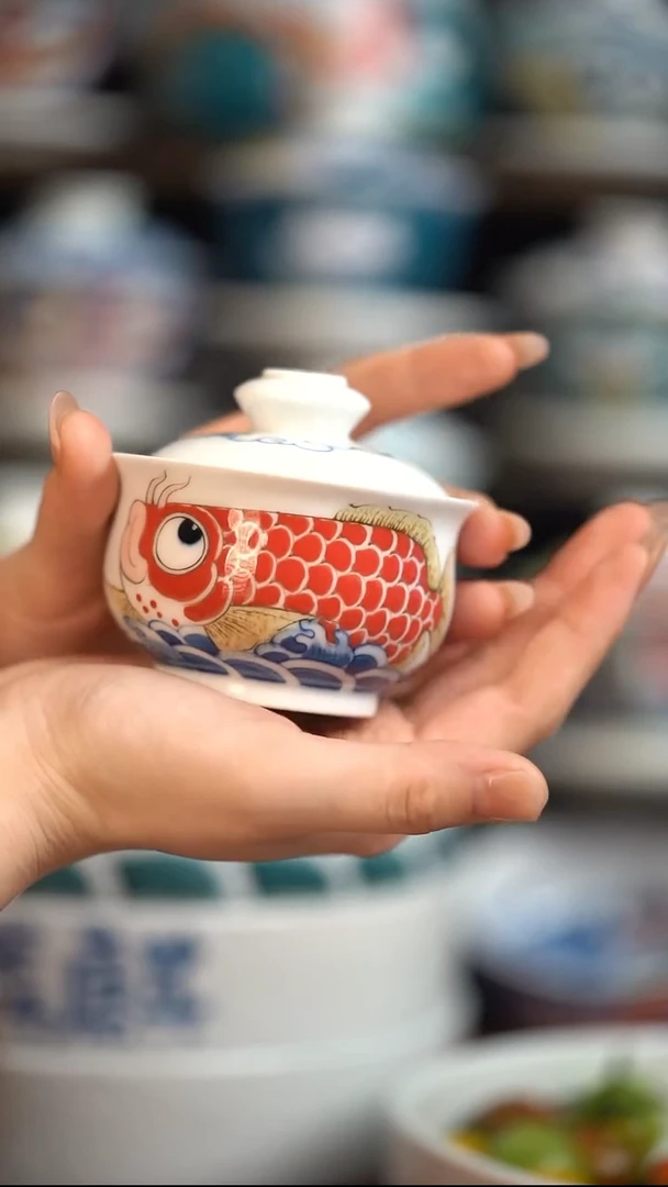 瓷片昨明盖碗（福利价格）