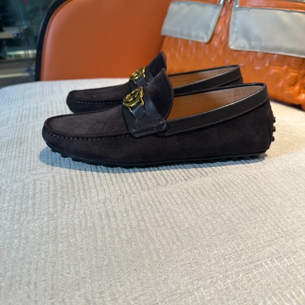 上新英伦风休闲软底豆豆鞋舒适一脚蹬驾车鞋经典高端百搭/A5669咖