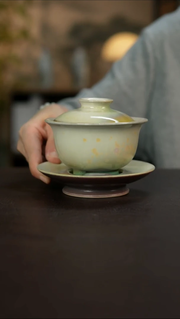 杯景德镇陶瓷杯碗柴烧多人
