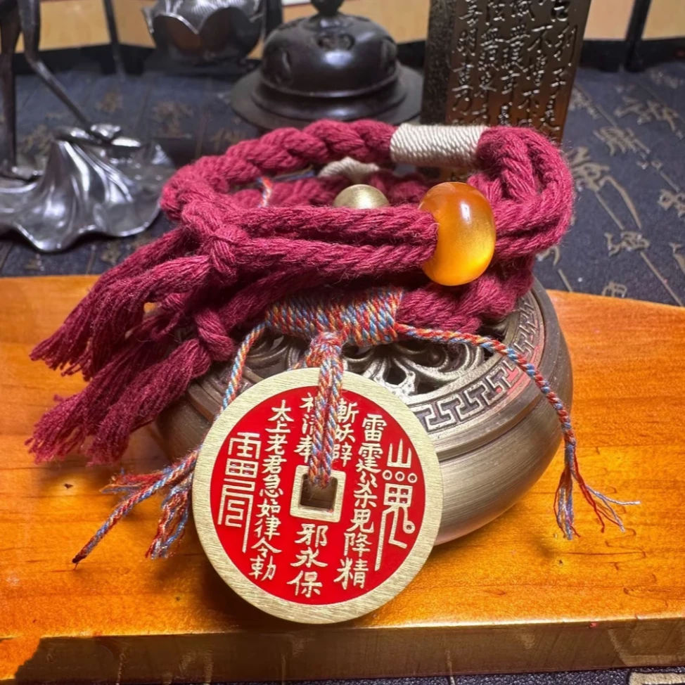 正宗山花钱家居黄铜中式吊坠/手链/摆件/手绳/手工