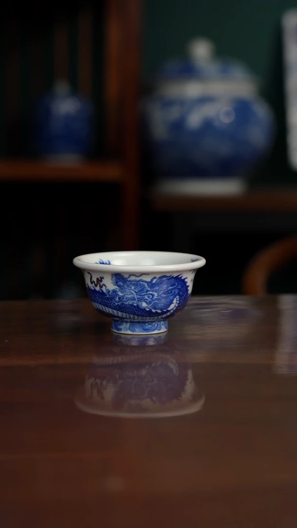 田*昊自成堂柴窑 龙杯