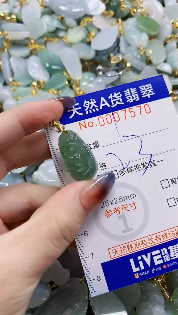 颈饰未镶嵌翡翠天然A货翡翠