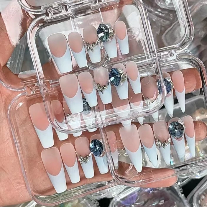 【碧水蓝天】手工穿戴甲