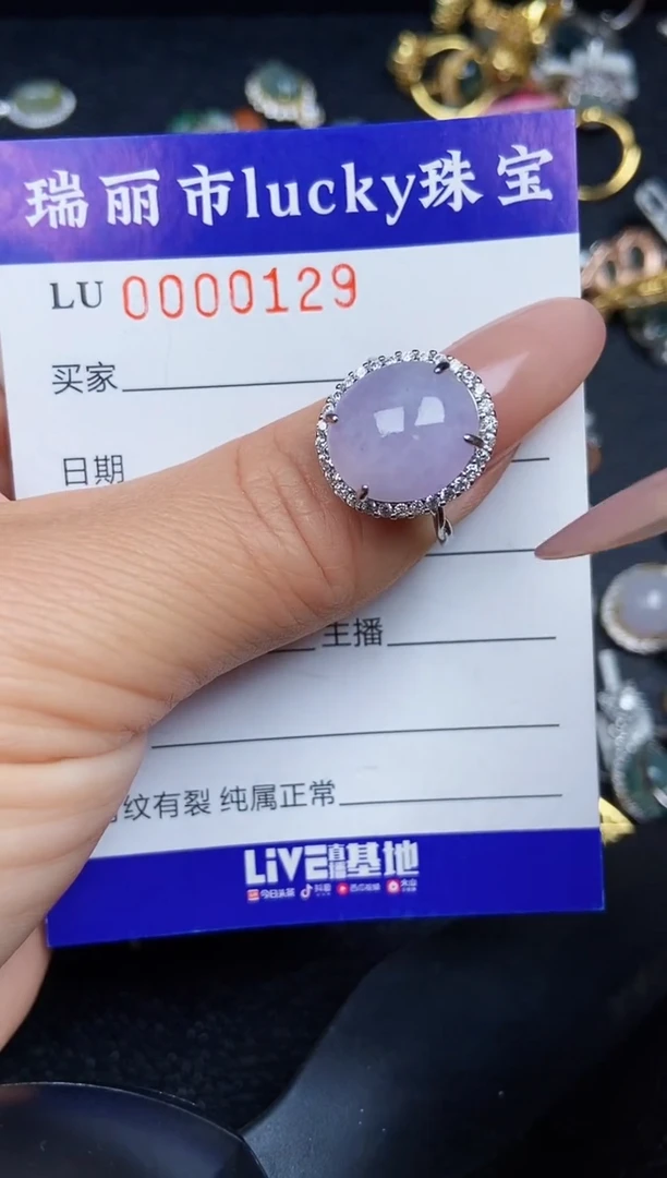 翡翠银S925镶嵌颈饰0129