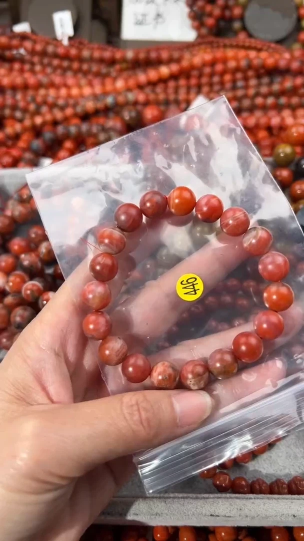 南红玛瑙手串未镶嵌10