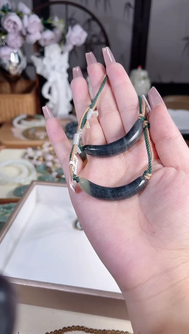 和田玉未镶嵌项链多样性发货其一默认天然特征