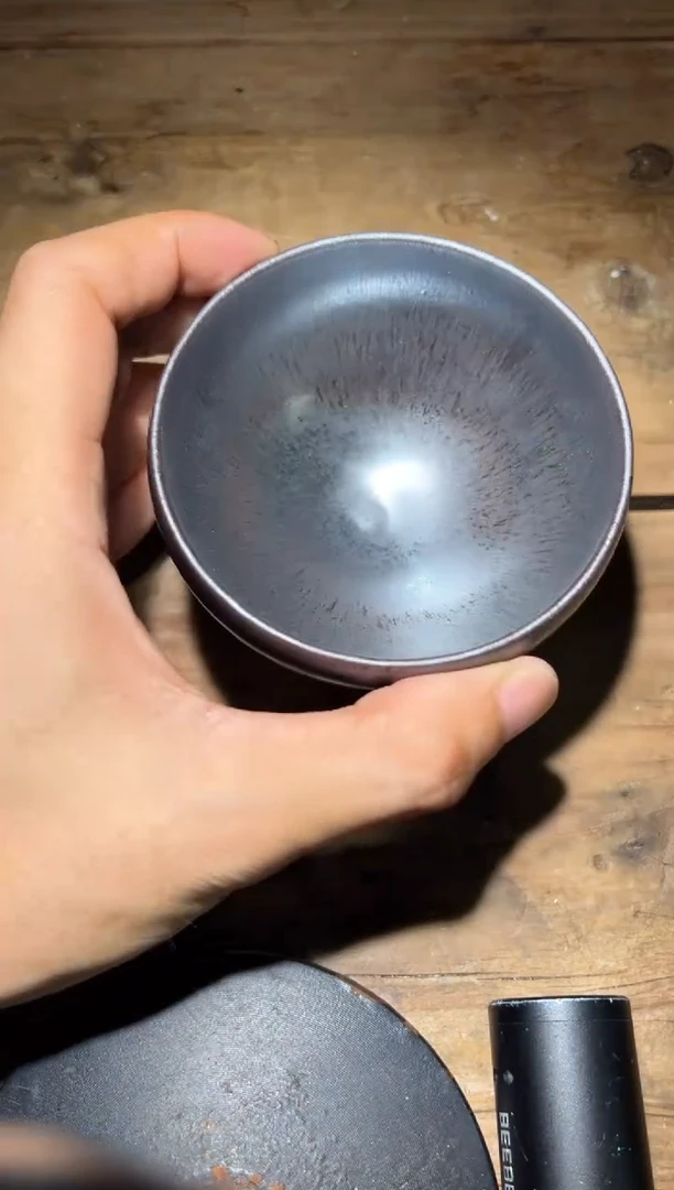 茶盏老木头精品柴烧158