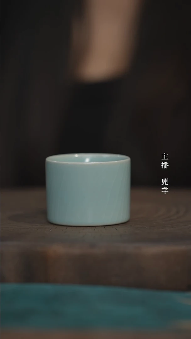 扳指杯-汝瓷张海英-羊