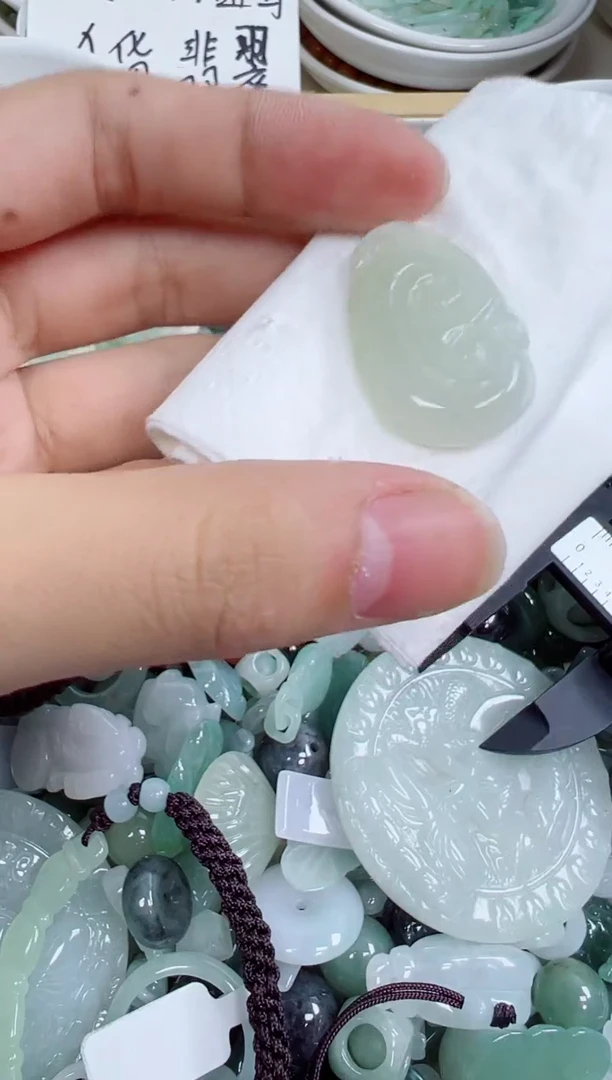 散珠翡翠613号链接，A货翡翠