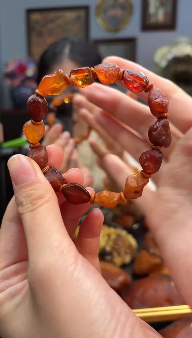 手串琥珀未镶嵌手串