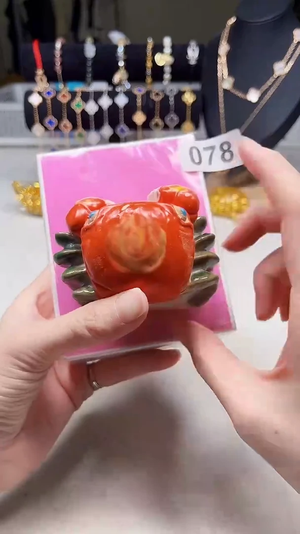 瓷片陶茶周边666文玩多人绿078