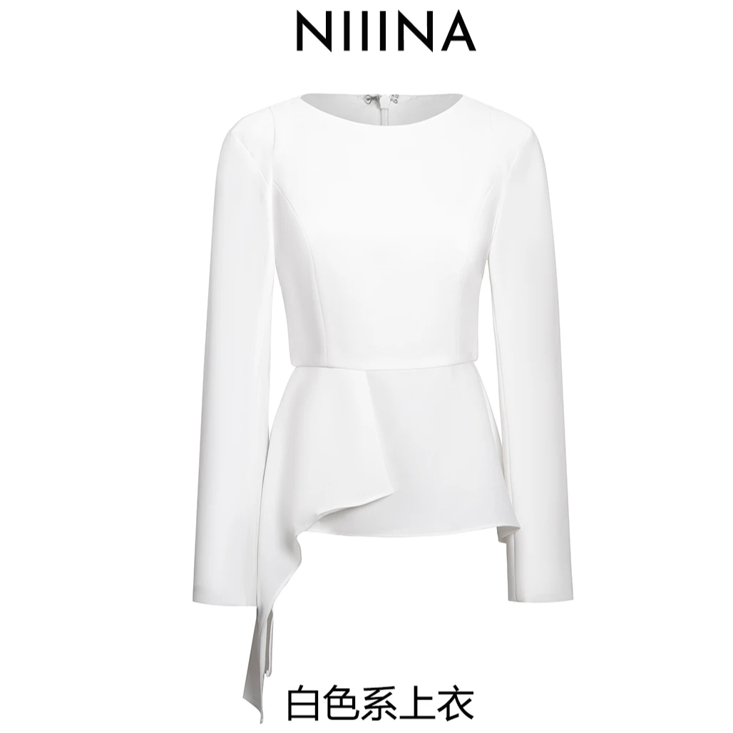 NIIINA设计师西装上衣轻奢名媛简约小众款6522H