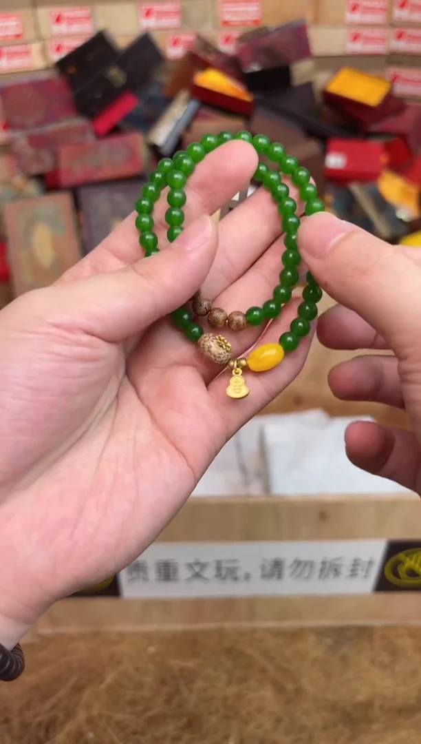 一铭文玩菩提类手串无礼盒