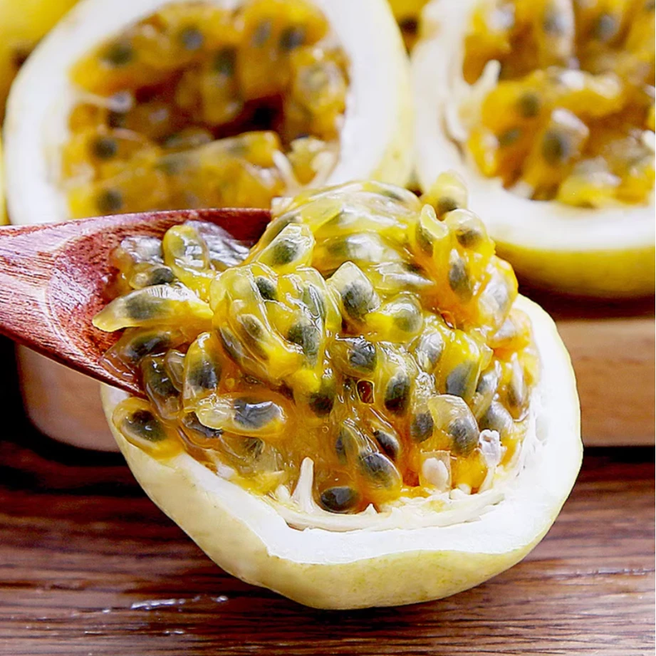 生升农场生态种植新鲜纯甜无酸钦蜜九号水果黄金百香果