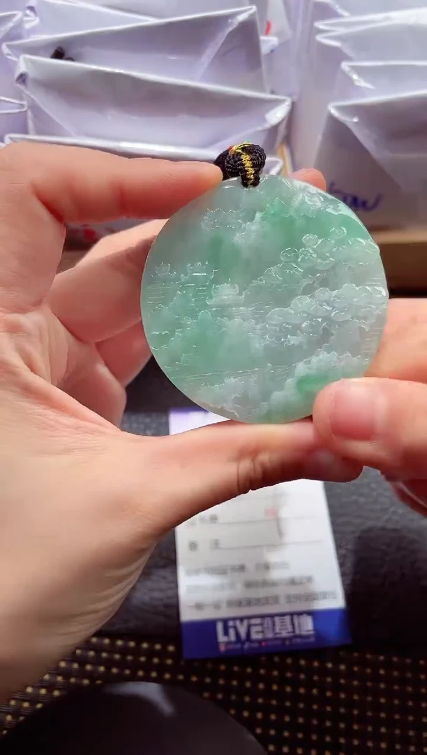 未镶嵌挂件翡翠000111