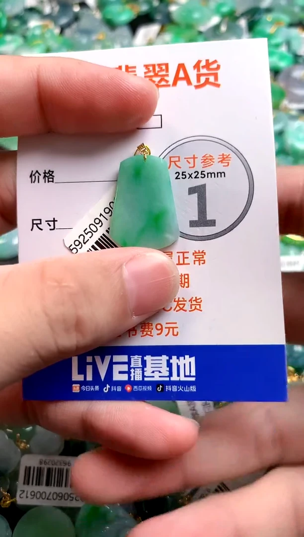 颈饰18K金镶嵌翡翠0281874639