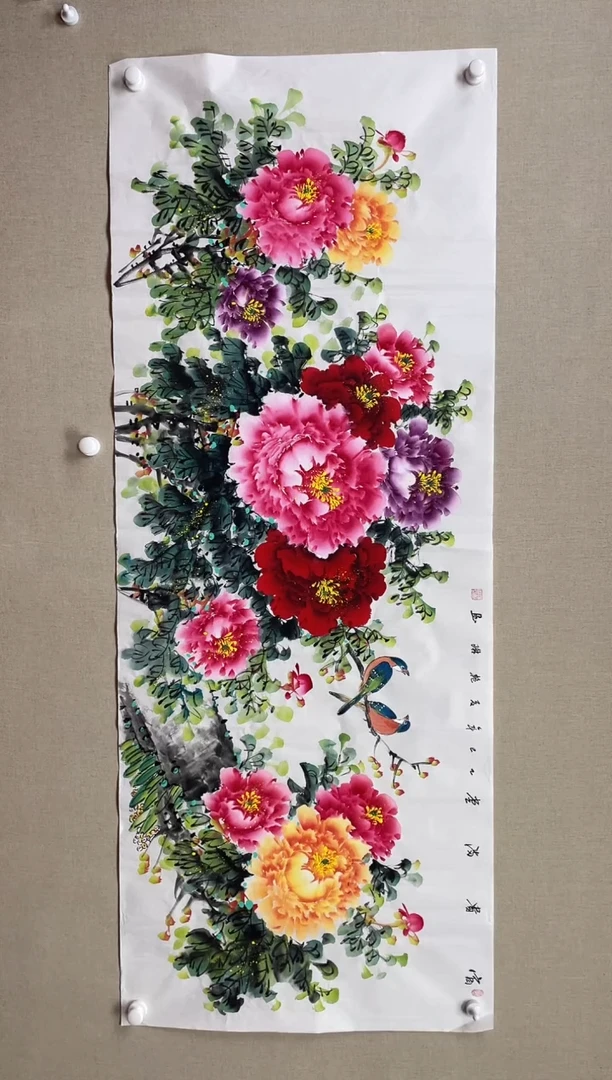 国画180*68 孙艳琳 孙艳琳 孙艳琳 孙艳琳
