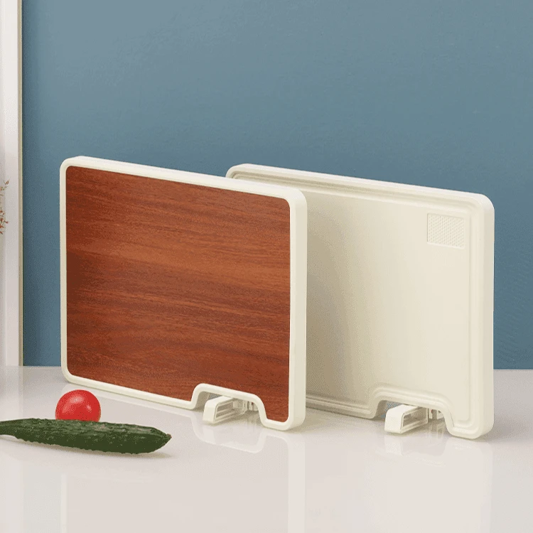 【厨房好物】可立式双面菜板乌檀木防霉多功能菜板二合一带磨刀石