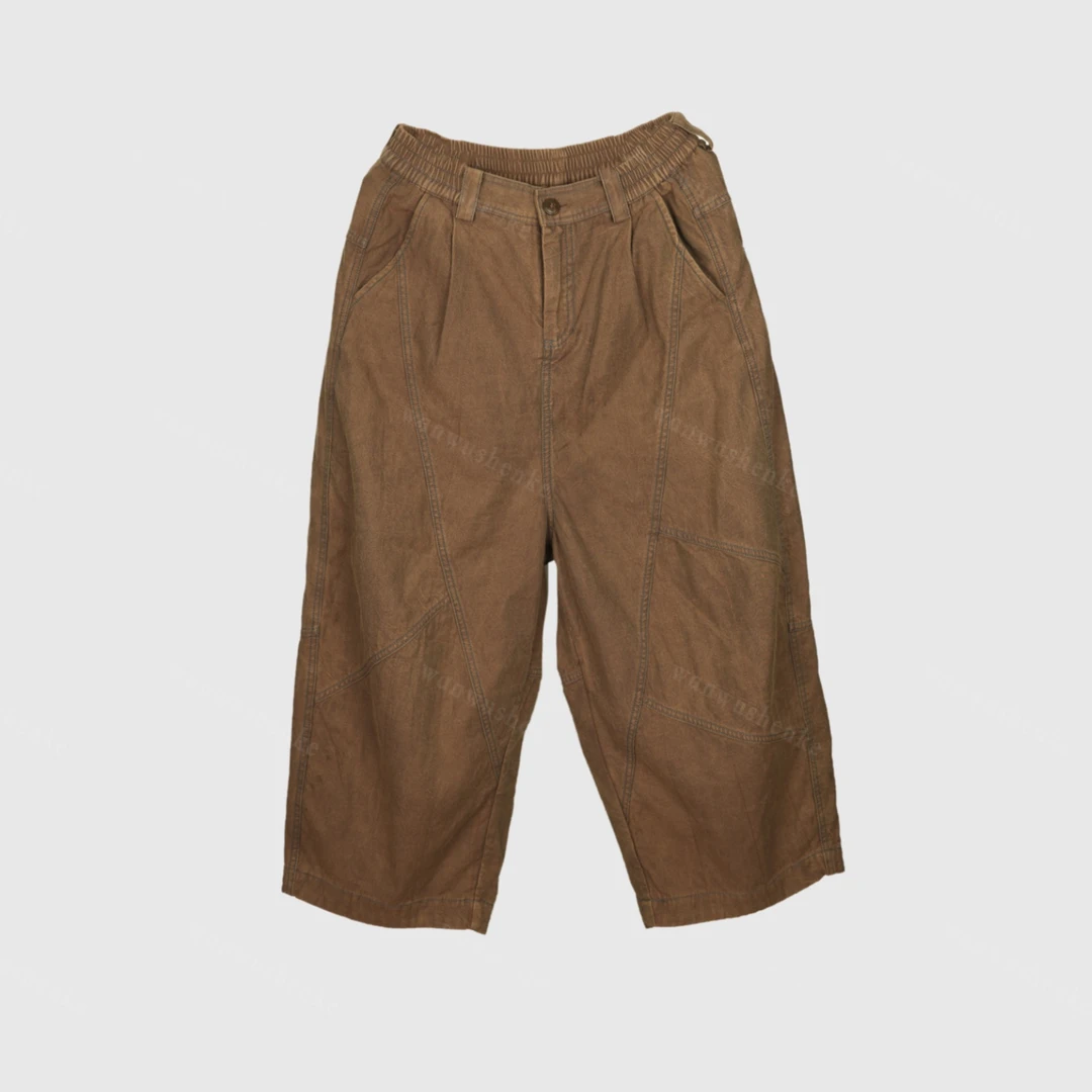 万物身客 忆·240907 色织棉双层大口袋休闲裤腰围68-90 裤长91