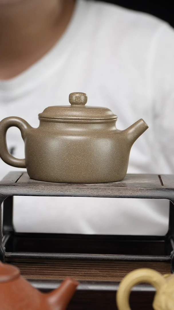 茶壶紫砂德钟 松华青段