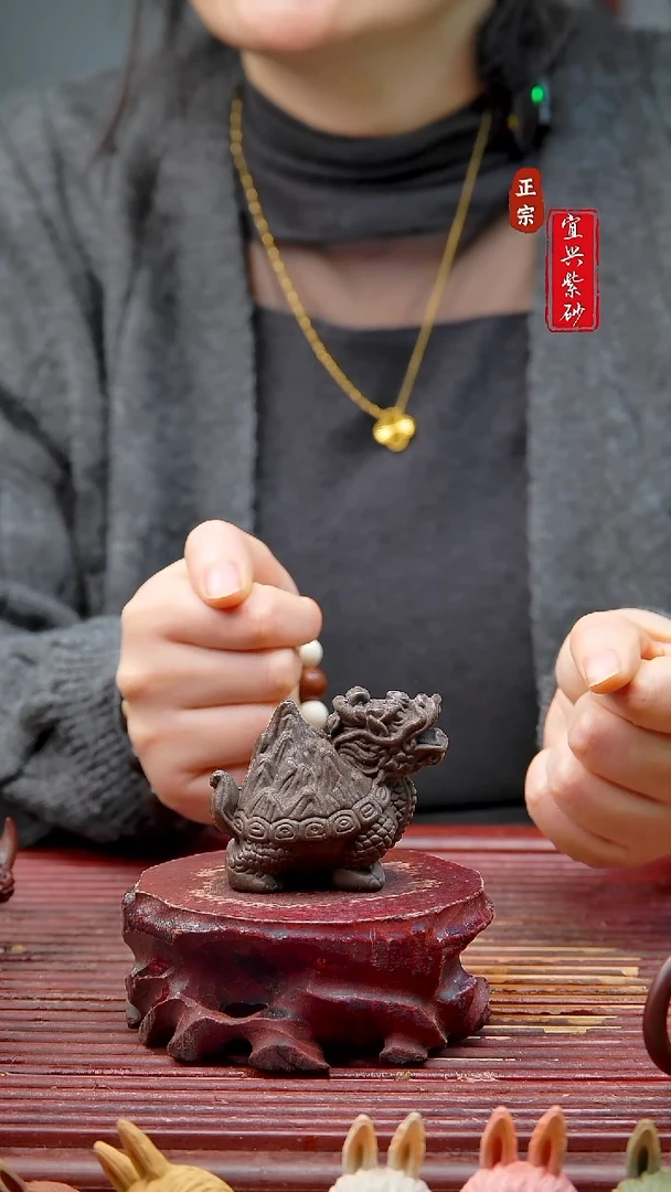 紫砂茶宠宜兴紫砂茶宠摆件