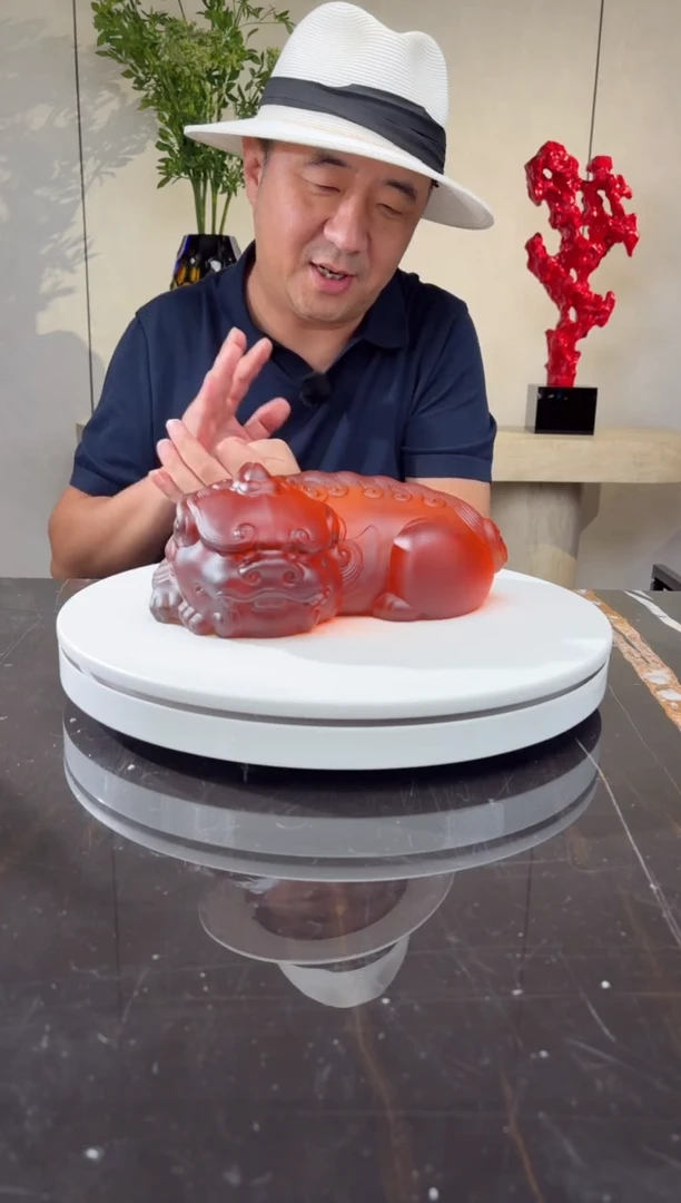 摆件璨石美学蜜蜡卧福貔貅