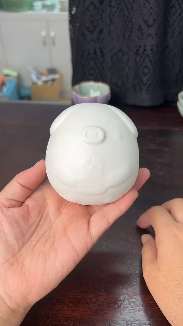 龙泉云间青瓷小米茶器