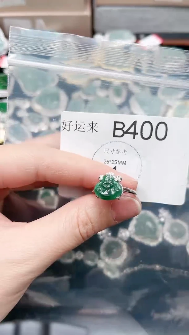 【闪购商品】翡翠颈饰未镶嵌400赠皮绳