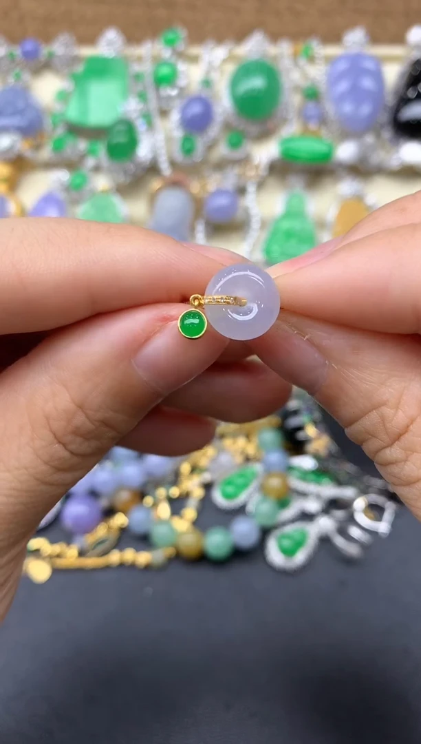 【闪购商品】翡翠戒指18K金镶嵌221中国好珍宝