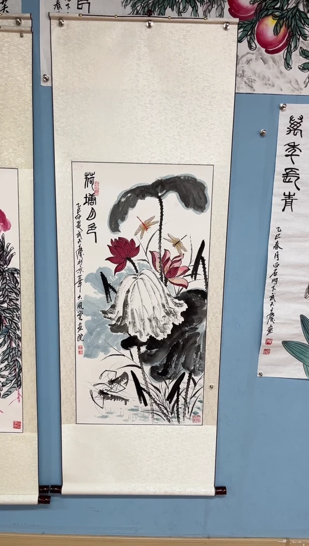 国画国*武天庆映日荷花