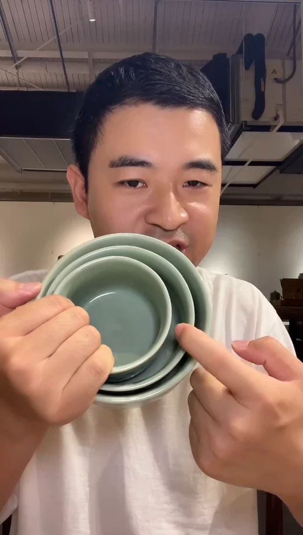 瑕疵牡丹保鲜碗1套
