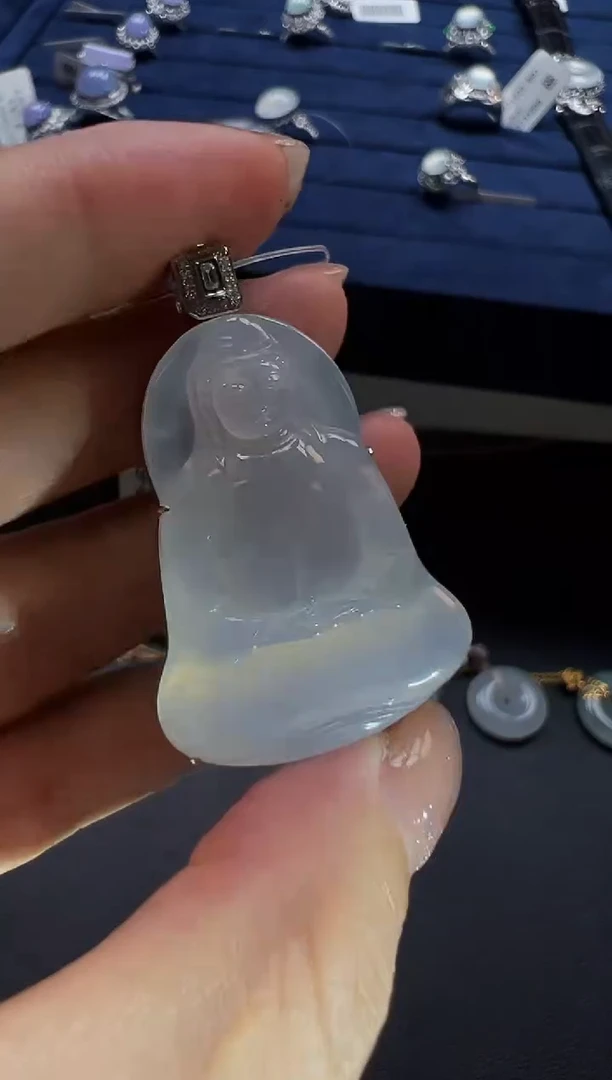 颈饰18K金镶嵌翡翠KDF1030-083