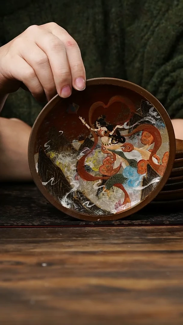 茶杯紫砂随****6女娲壶承