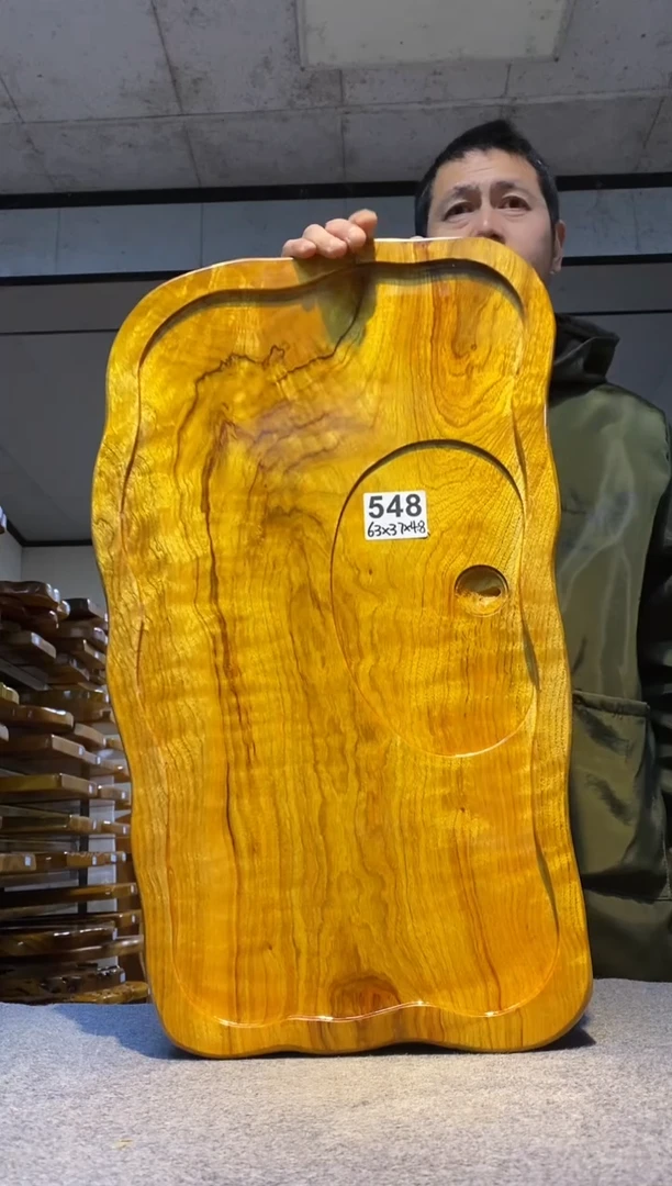 实木茶盘 一物一拍（不含配件）