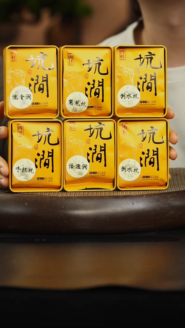 茶壶紫砂24 茶巾+坑涧肉桂罐60g 一盒五味