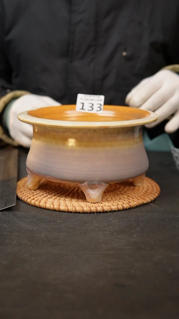 【闪购商品】瓷片133泥泥手工花盆