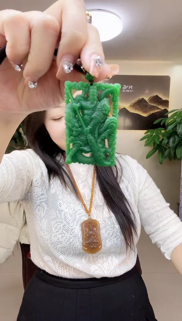 未镶嵌蛇纹石玉吊坠多样性随机发一